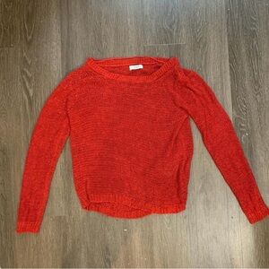Women's Red Sweater